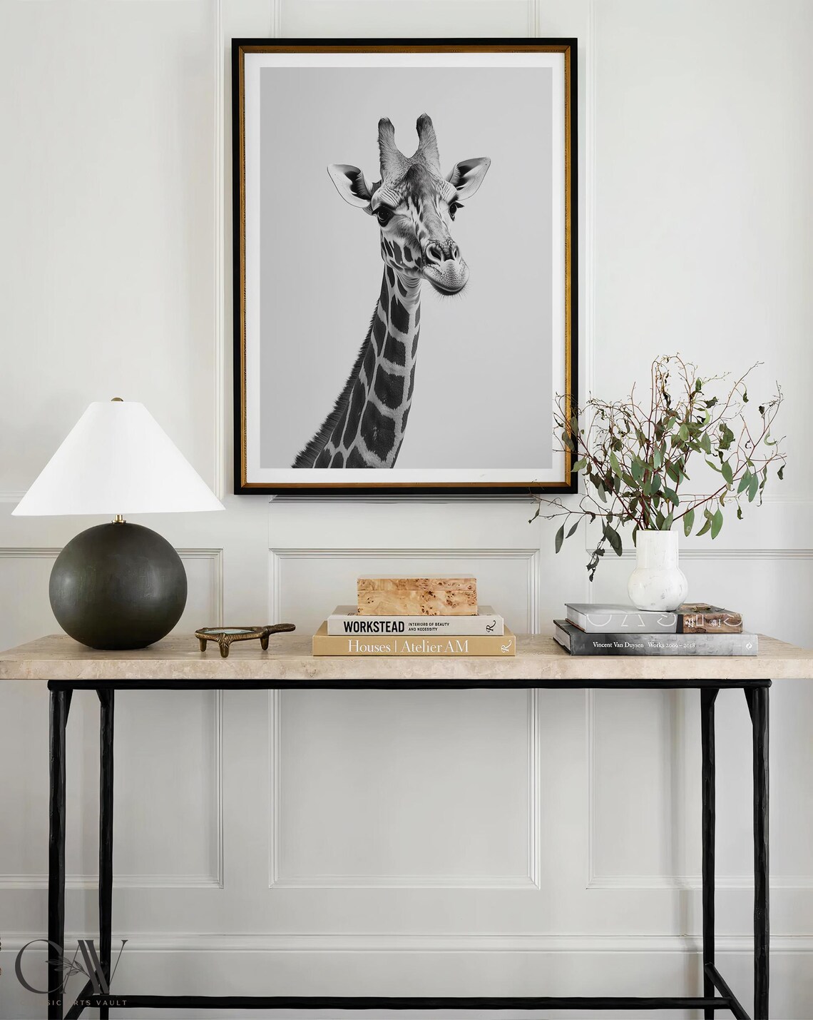 Giraffe Fashion Magazine Inspired Poster Print - Image 4