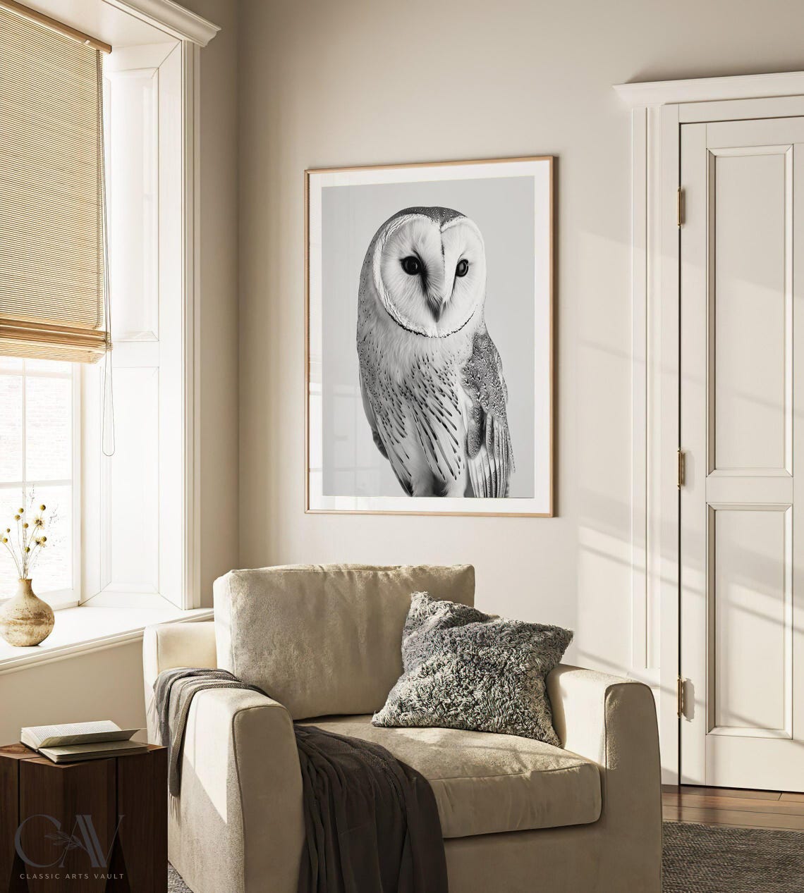 Owl Bird Fashion Magazine Inspired Poster Animal Portrait Photography Print Funny Bathroom Decor Large Wall Art 2794 - Image 3
