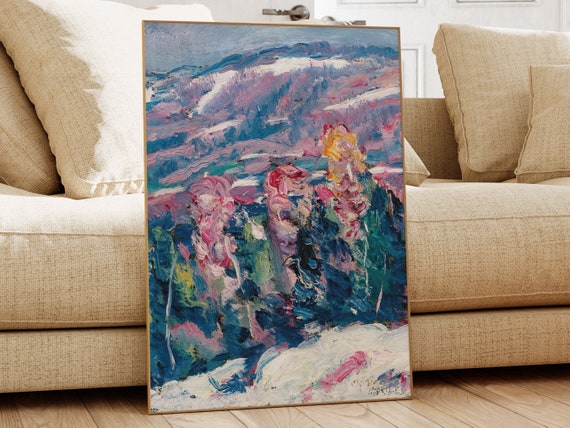 Song Of Winter Marsden Hartley Famous Painting Classic Painting Museum Quality Print Vintage Wall Art Vintage Print