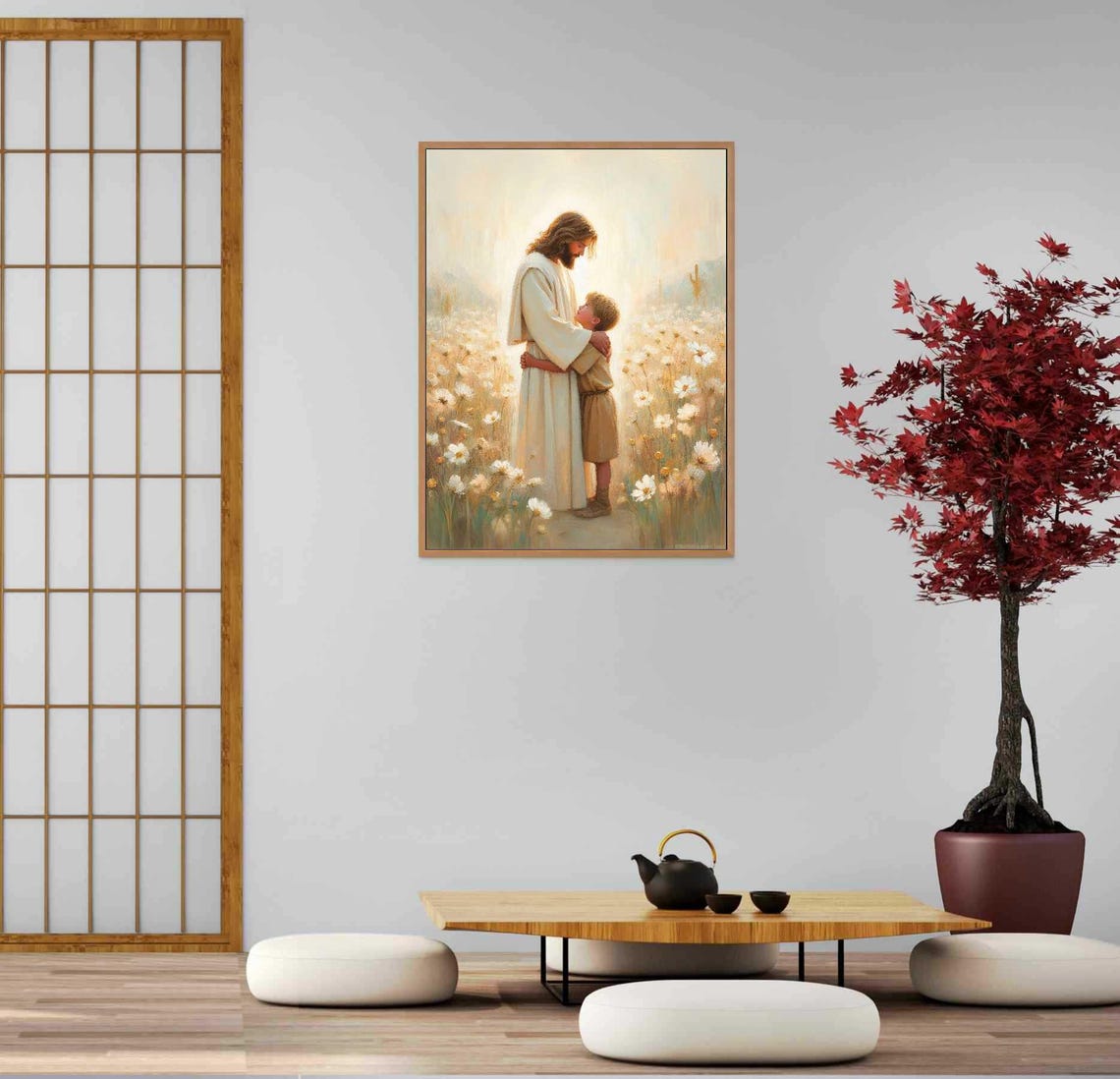 True Faith Modern Christian Nursery Art, Jesus - Image 5