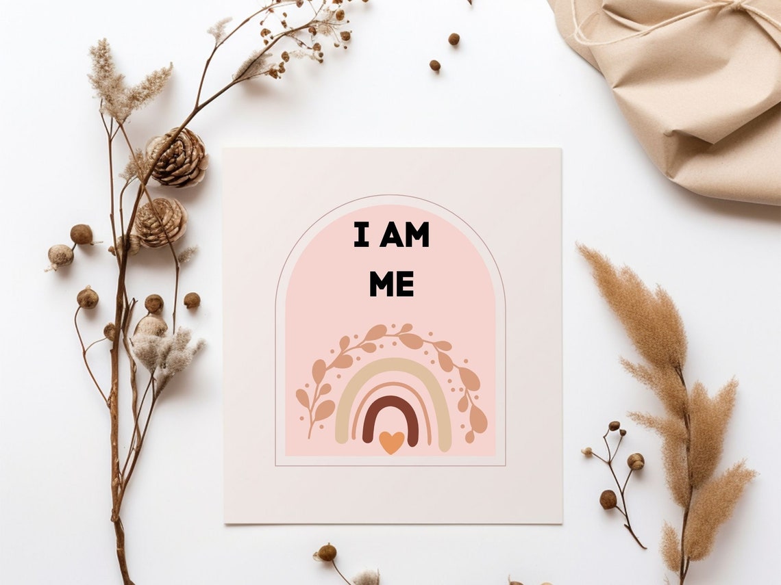 Positive Affirmation Cards for Kids Rainbow Encouragement Card Print - Image 5
