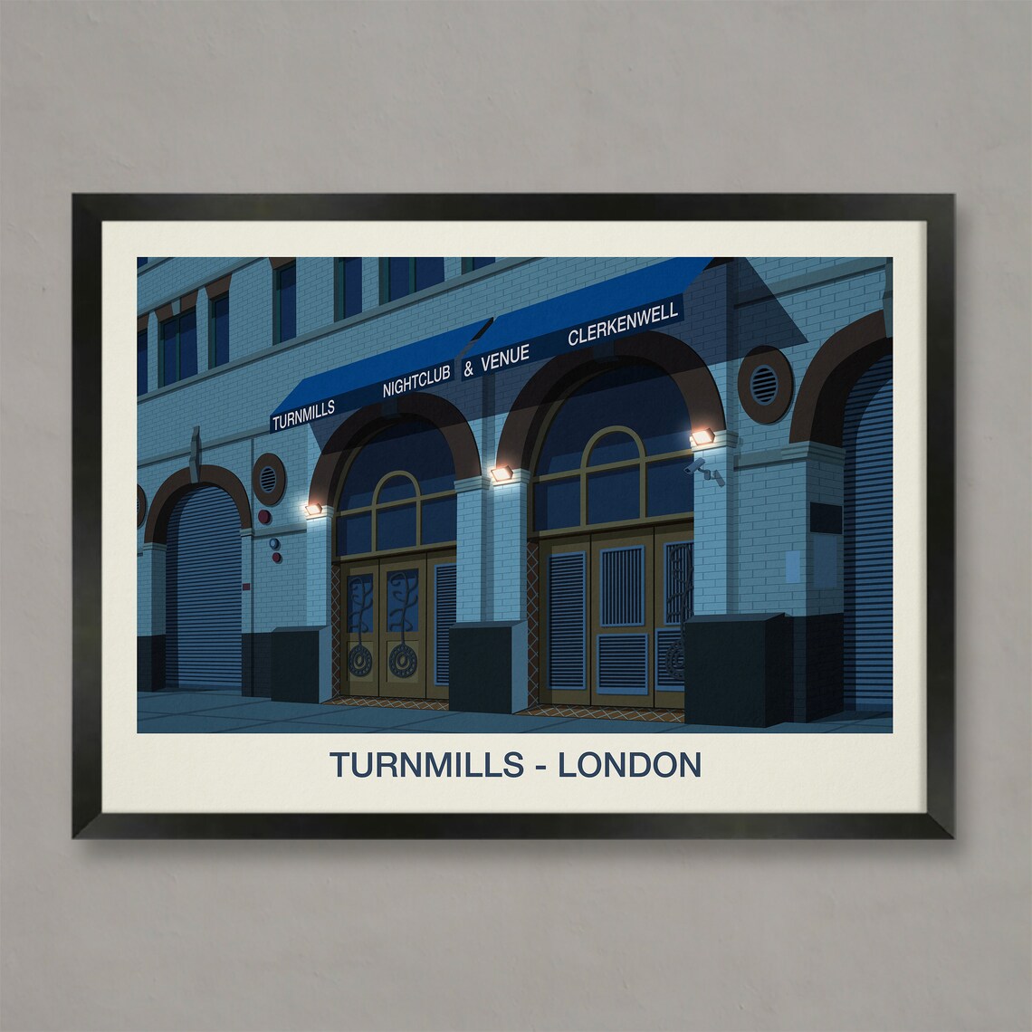 Turnmills Nightclub London Travel Poster