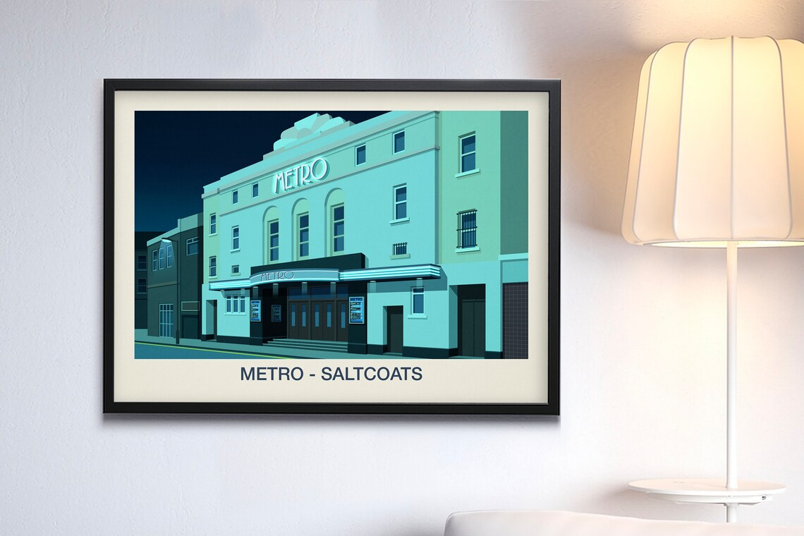 Metro Nightclub Poster, Saltcoats Travel Poster - Image 4
