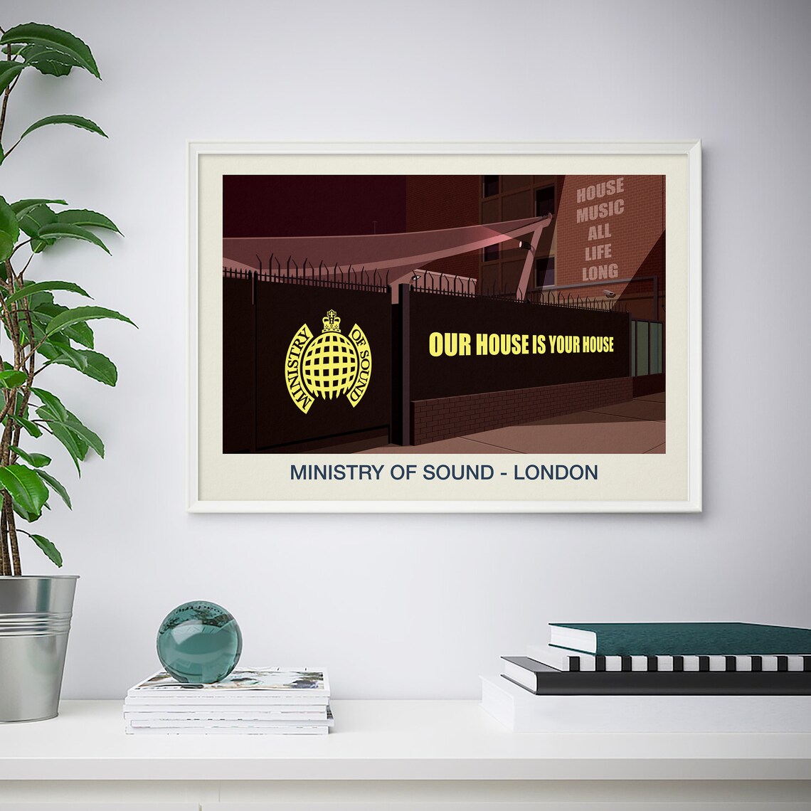 Ministry Of Sound London Travel Poster - Image 3