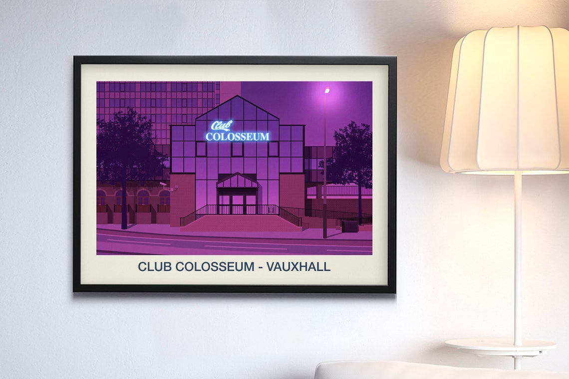 Club Colosseum Nightclub Poster Club Colosseum Colosseum Nightclub Club Colosseum Nightclub Print Nightclub Prints Colosseum Vauxhall - Image 3