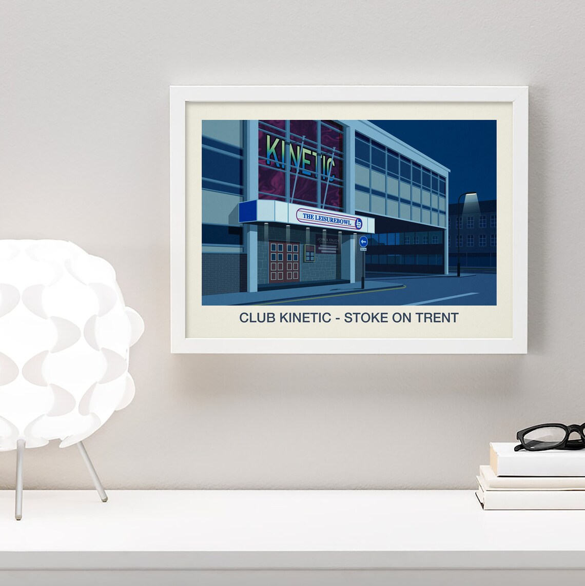 Club Kinetic Nightclub Poster, Music Room Art Print - Image 2