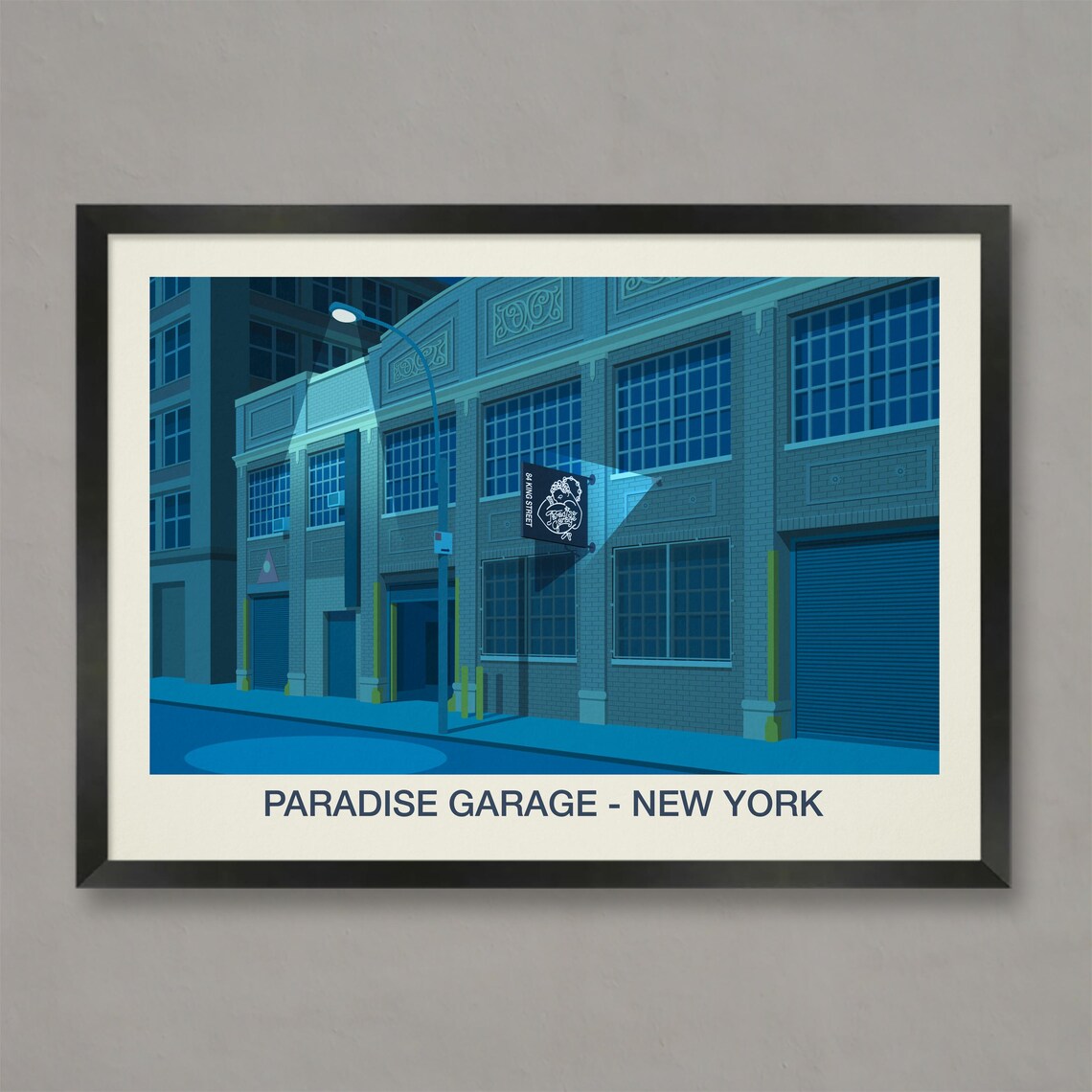 Paradise Garage New York Nightclub Art Print