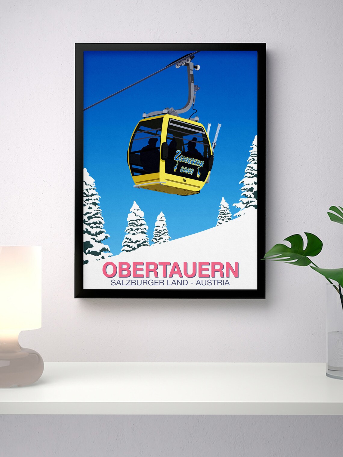 Obertauern Ski Resort Travel Poster - Image 4