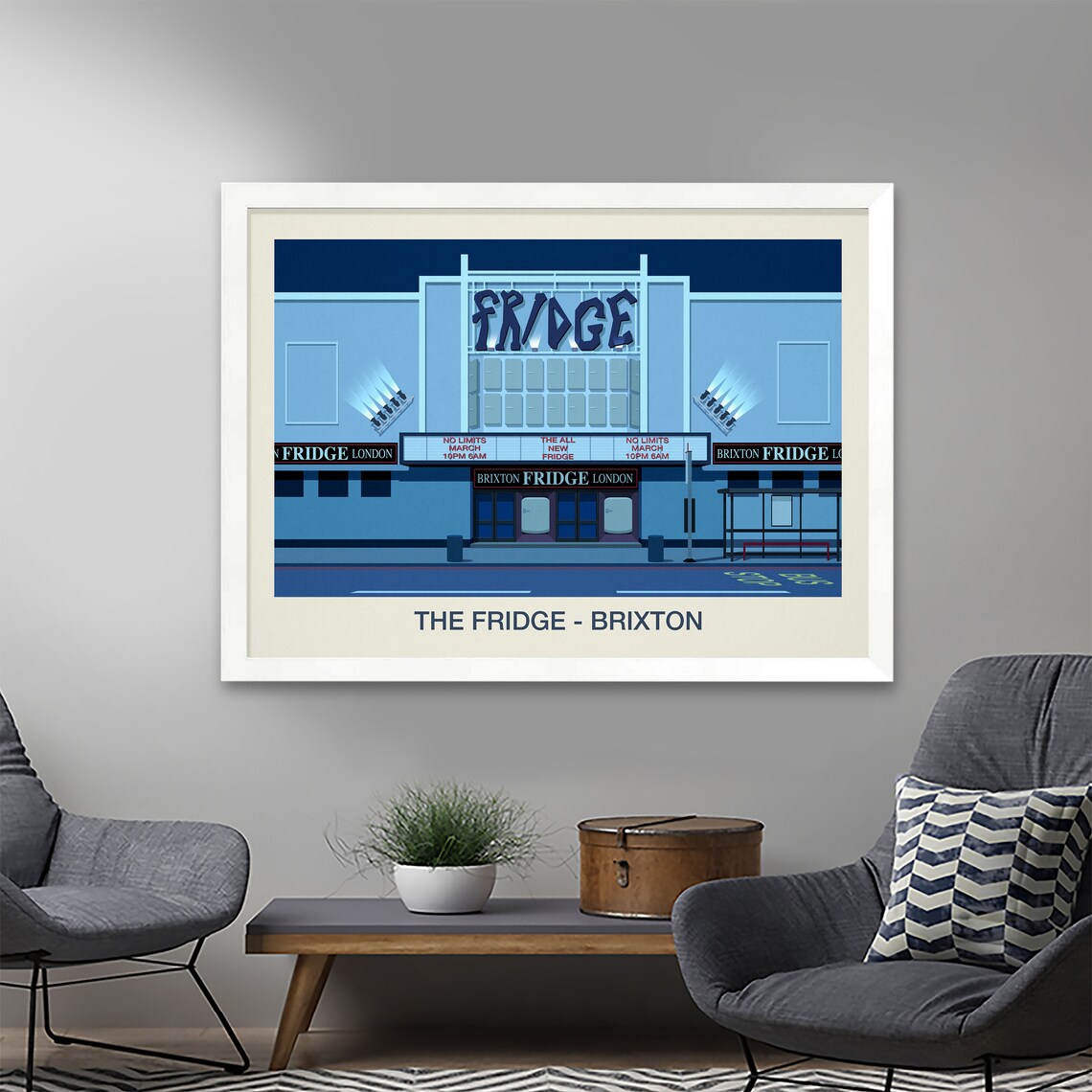 The Fridge Brixton Nightclub Poster Marquee No Limits Venue Art - Image 2