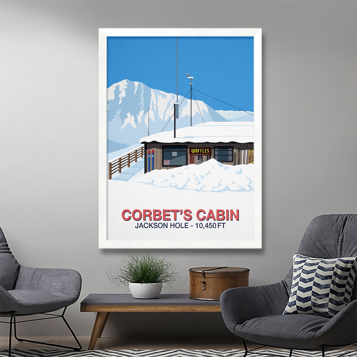 Corbets Cabin Ski Resort Travel Poster - Image 3