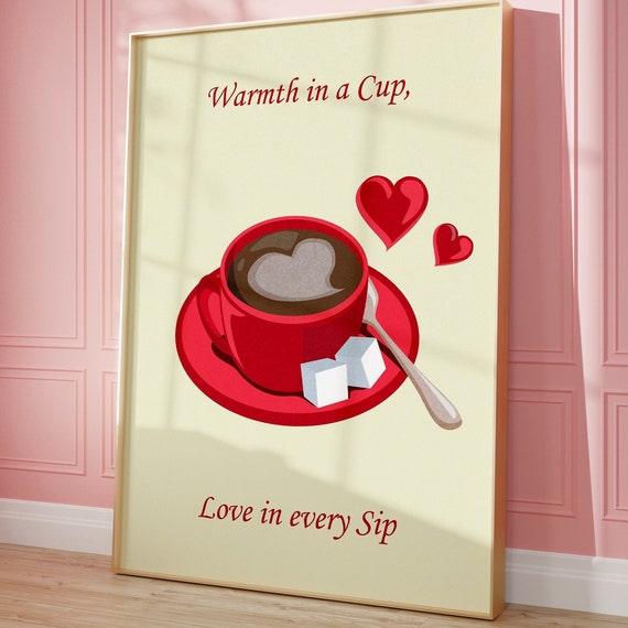 Coffee Print Italian Espresso Print Coffee Wall Art Trendy Wall Art Print Coffee Poster Coffee Lover Love