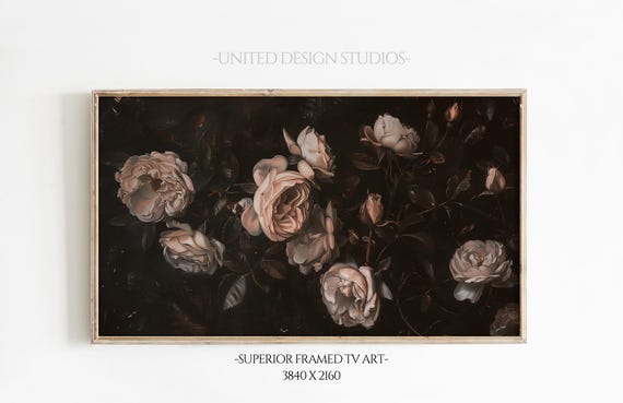 Roses Valentine's Day Baroque Floral Art Print