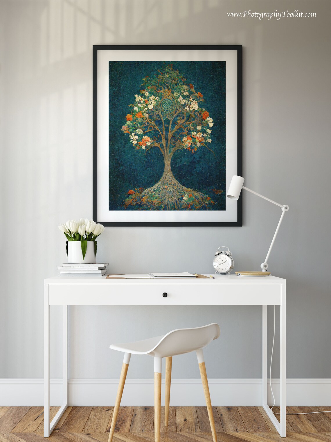 Tree Of Life Botanical Spiritual Wall Art Panels - Image 2