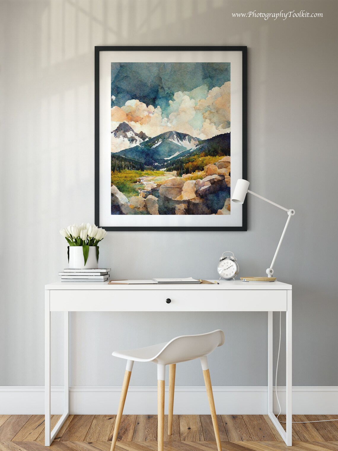 Rocky Mountain Art Print, Canadian Rockies Poster - Image 2