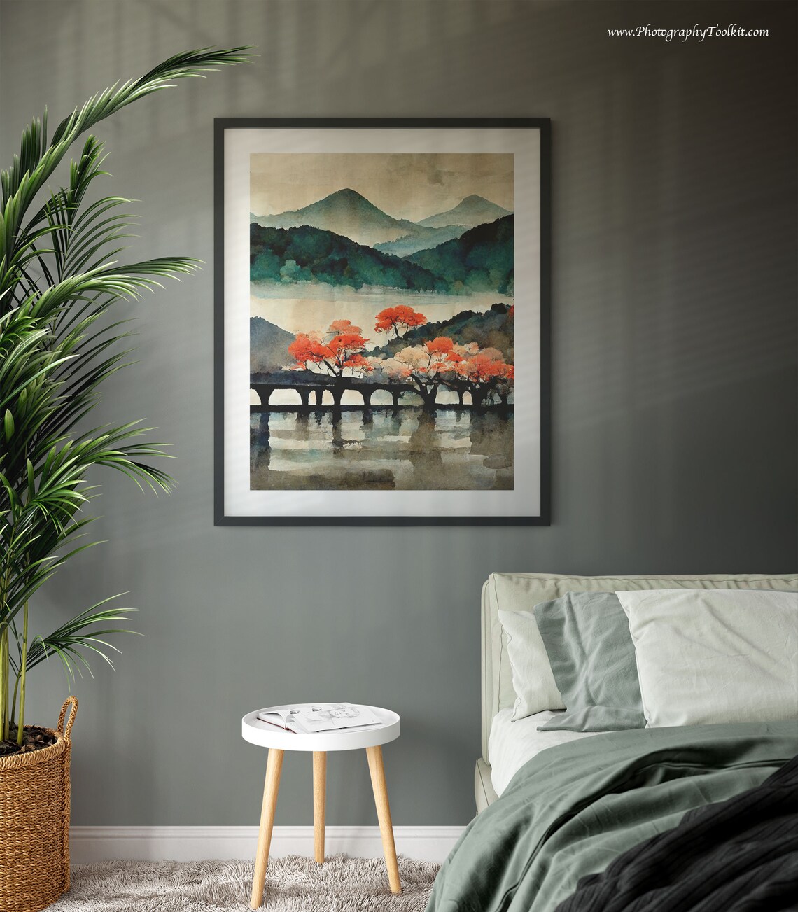 Arashiyama Kyoto Japan Travel Poster, Japanese Art - Image 3