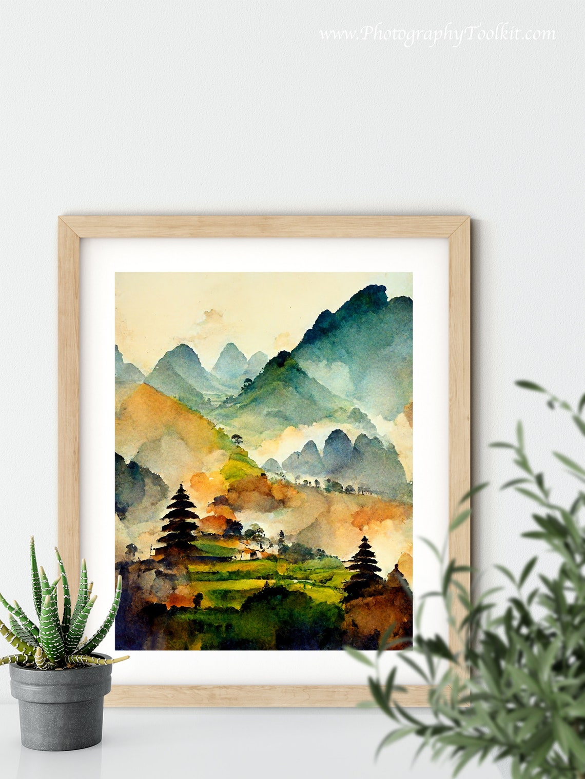 Vietnam Wall Art Prints Vietnam Watercolor Painting Vietnam Wall Decor Vietnam Poster Print Vietnam Photo Vietnam Wall Art Asia Poster - Image 5