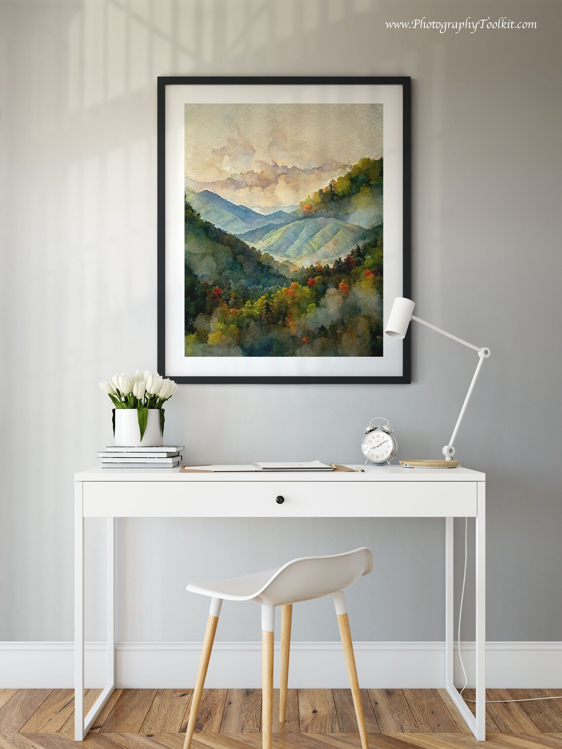 Great Smoky Mountains Travel Poster, Nature Landscape - Image 2
