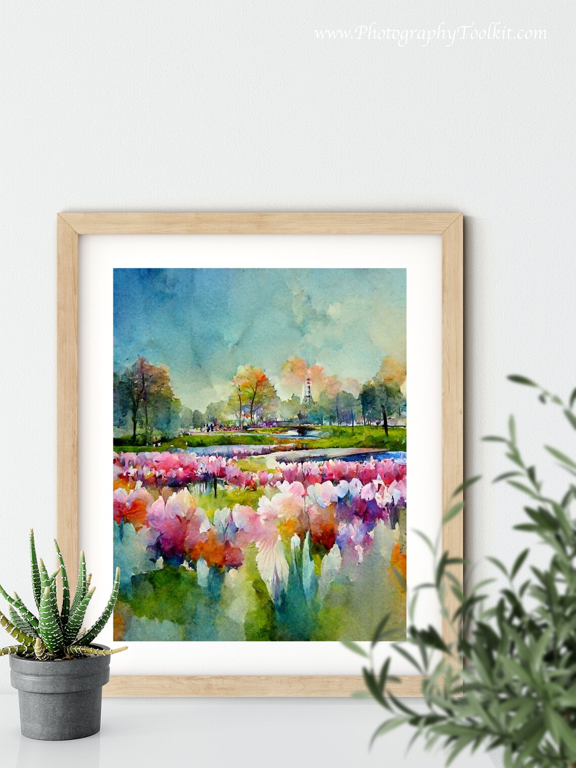 Keukenhof Tulip Field Poster, Scandinavian Wall Art - Image 5