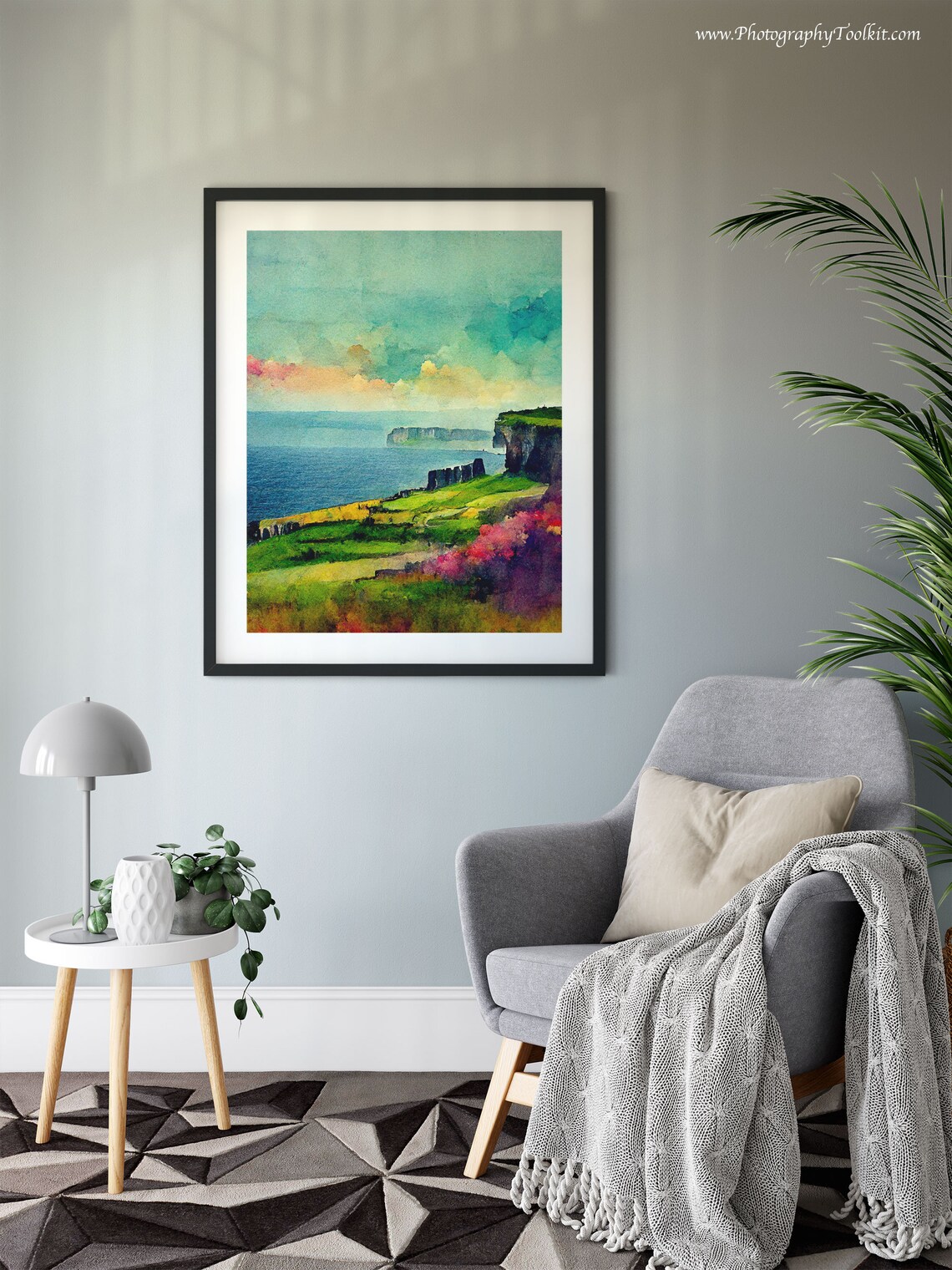 Cliffs Of Moher Travel Print, Ireland Landscape Poster - Image 6