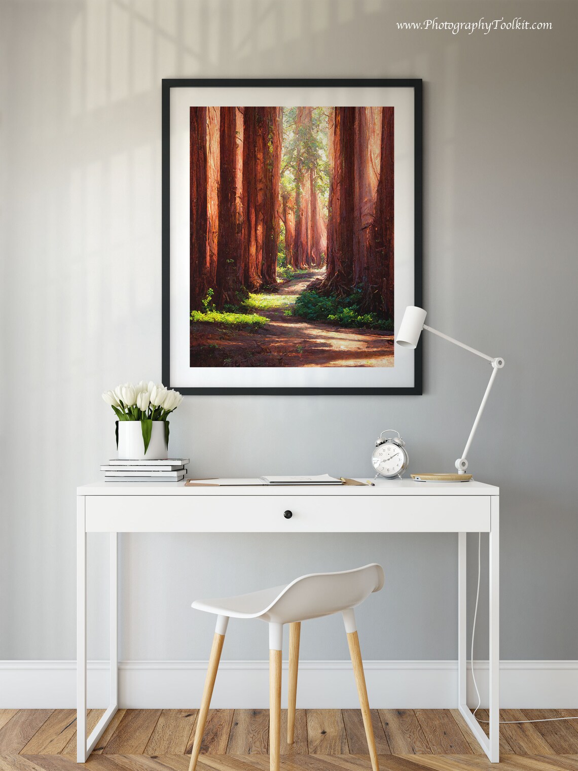 Redwood National Park Vintage Travel Poster - Image 2