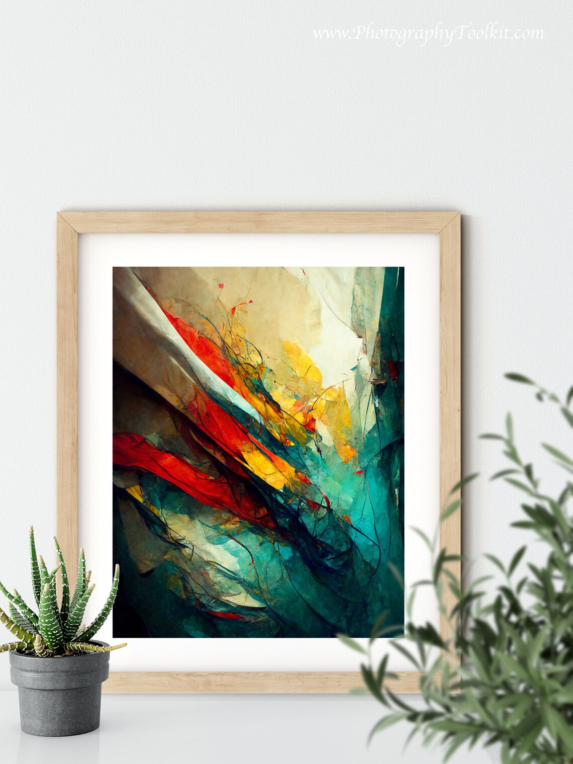 Abstract Colorful Brush Strokes Art Print - Image 5