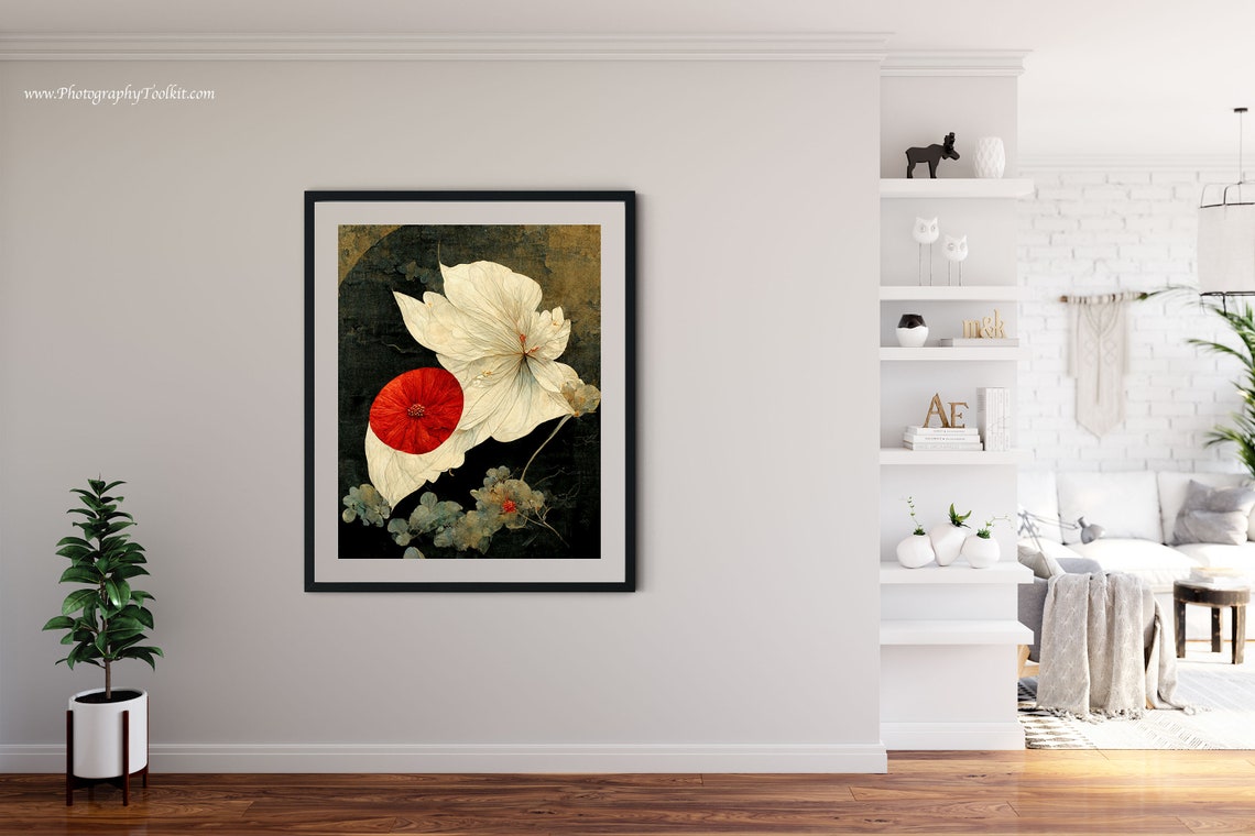 Japanese Prints Japanse Art Vintage Japanese Print Abstract Japanese Art Vintage Wall Art Japanese Wall Art Japanese Painting - Image 4