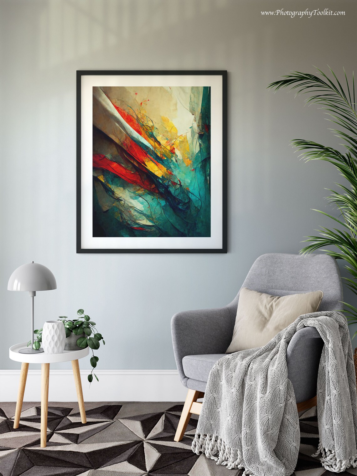 Abstract Colorful Brush Strokes Art Print - Image 6