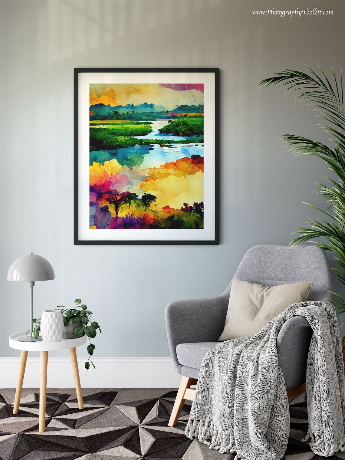 Swamp Painting Brazil Travel Poster, Wildlife Art - Image 6