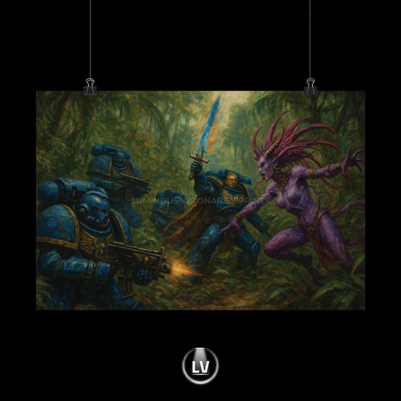 Dominatus Prime Universe Fantasy Art Poster Matte Wall Decor Gamer Gift Home Office Unique Scifi Artwork Apvgdp 3
