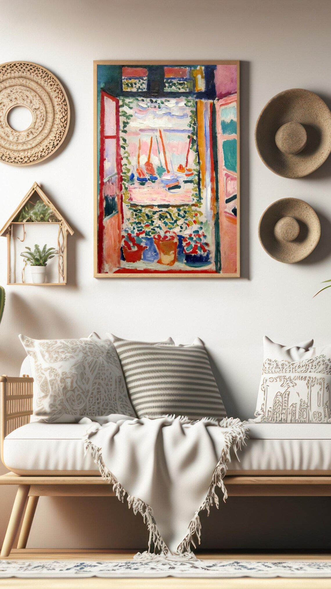 Matisse Open Window Collioure Bold Fauvist Color Museum Wall Art - Image 3