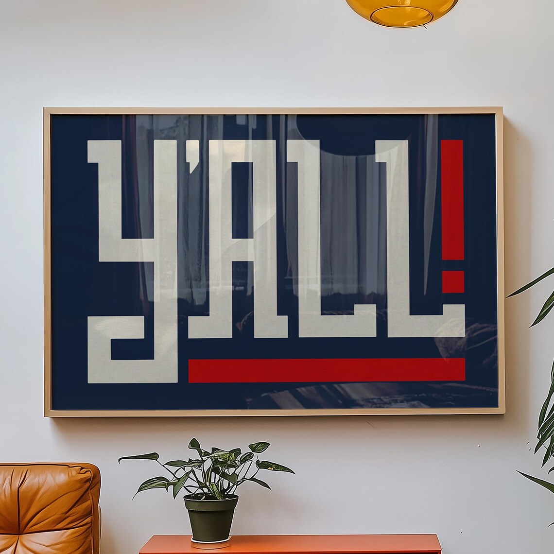 Yall Southern Wall Art Print, Southern Home Decor - Image 2