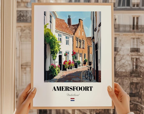 Amersfoort Nederland Netherlands Wall Art Oil Painting Reproduction Print Friend Gift Dorm Decor