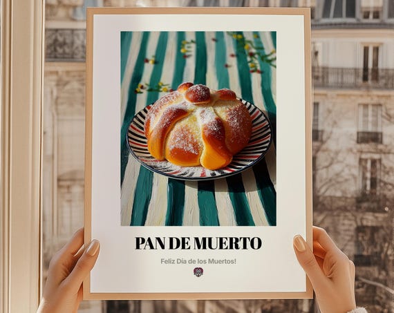 Pan De Muerto Day Of The Dead Art Print