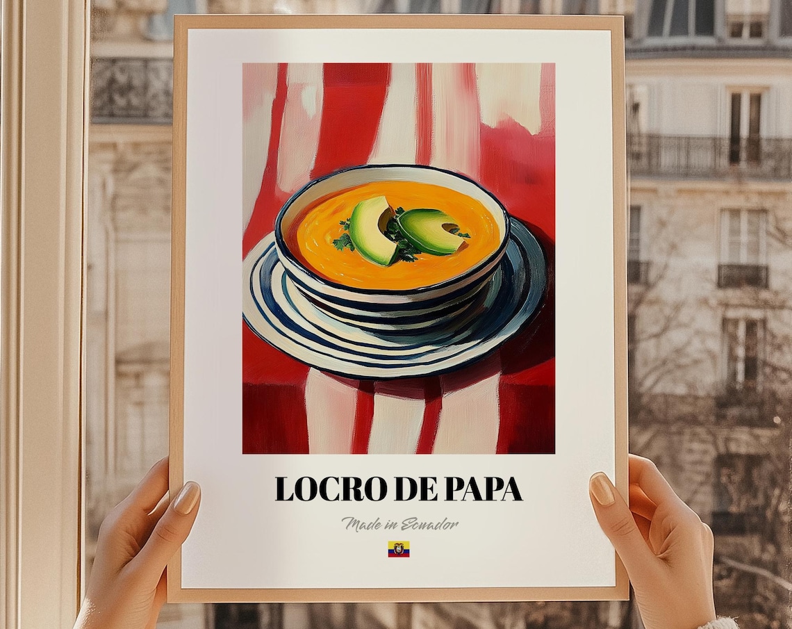 Locro De Papa Ecuadorian Soup Café Decor Art Print
