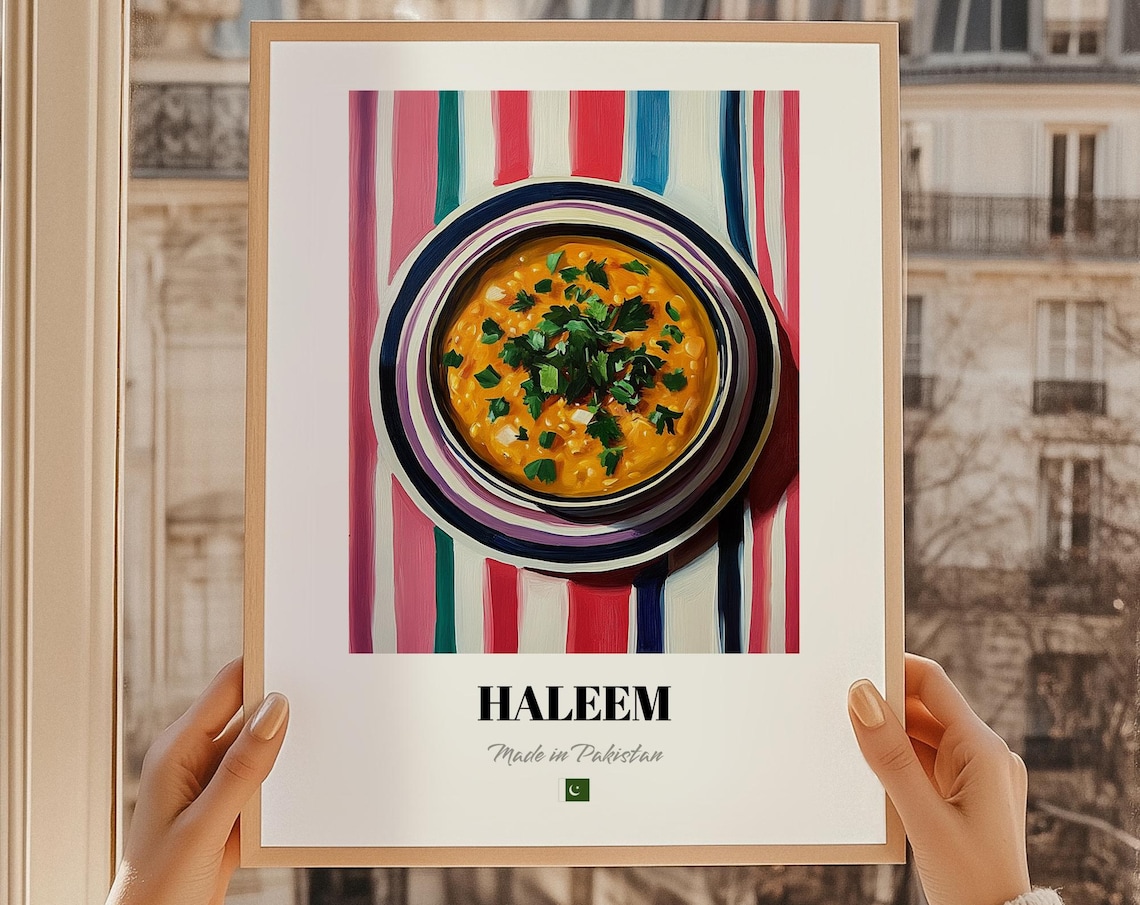 Haleem Pakistani Porridge Cuisine Art Print