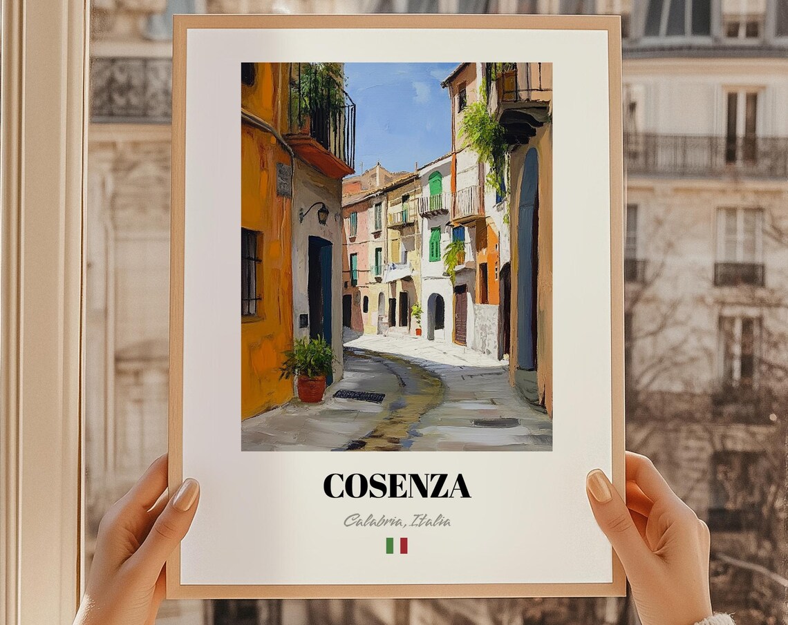 Cinque Terre Oil Painting Reproduction Poster