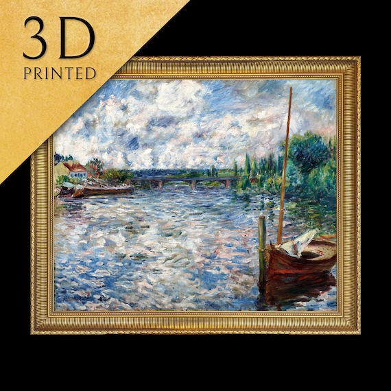 Renoir The Seine at Chatou Impressionist River Landscape Poster
