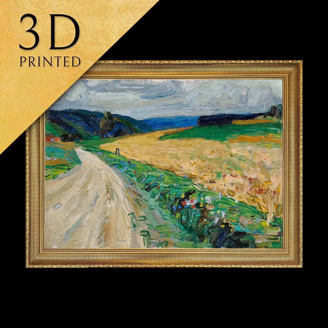 Wassily Kandinsky Kallmnz Nature Landscape Bold Color Poster