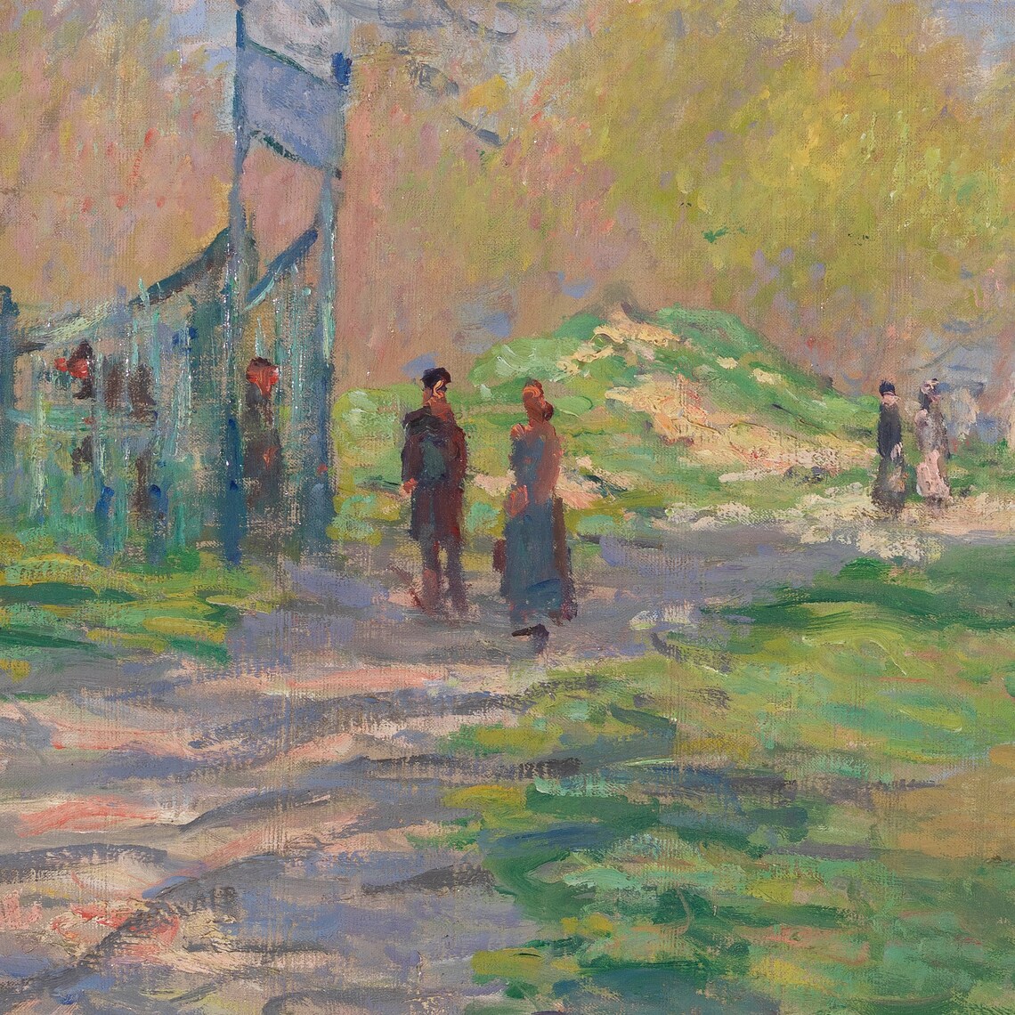 Spring By The Seine, Monet-Inspired Art Print - Image 3