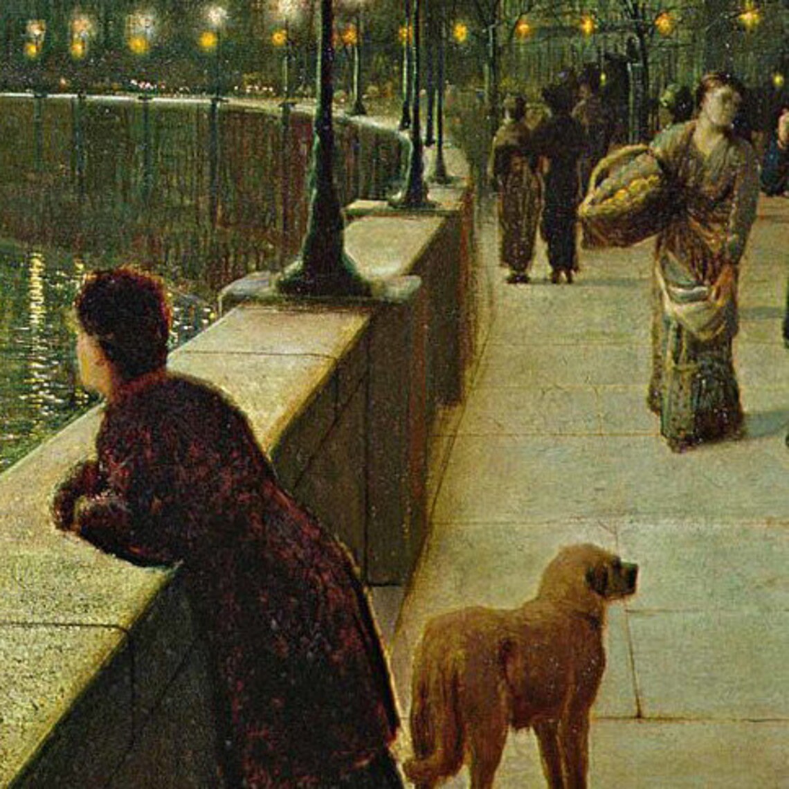Reflections On The Thames By John Atkinson Grimshaw Art Print - Image 3