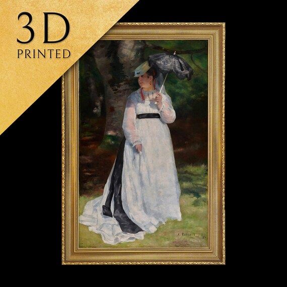 Renoir Lise Impressionist Parasol Portrait Classic Garden Poster