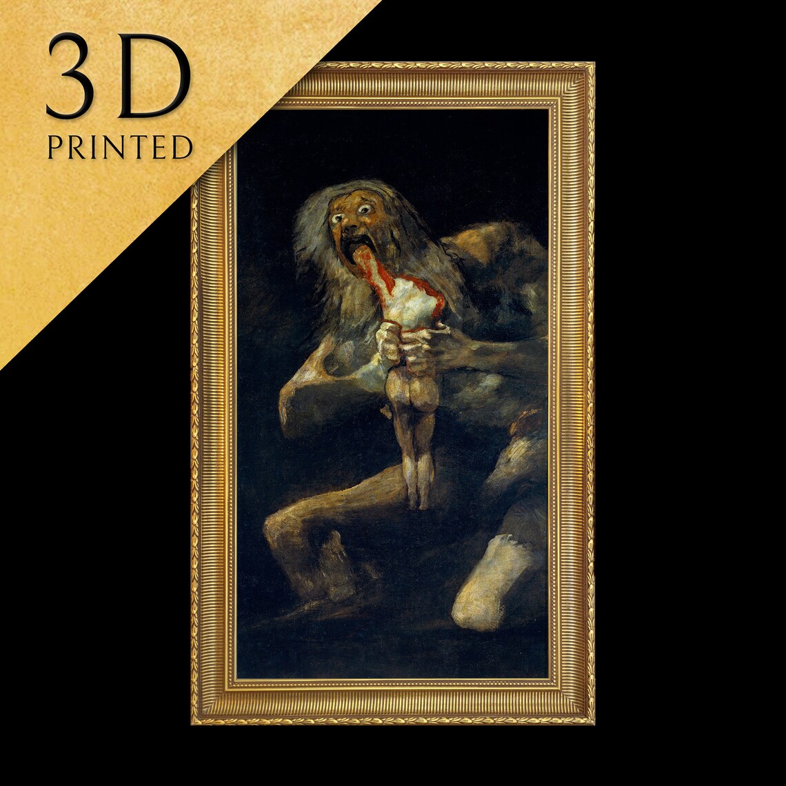 Saturn By Francisco De Goya, Celestial Art Print