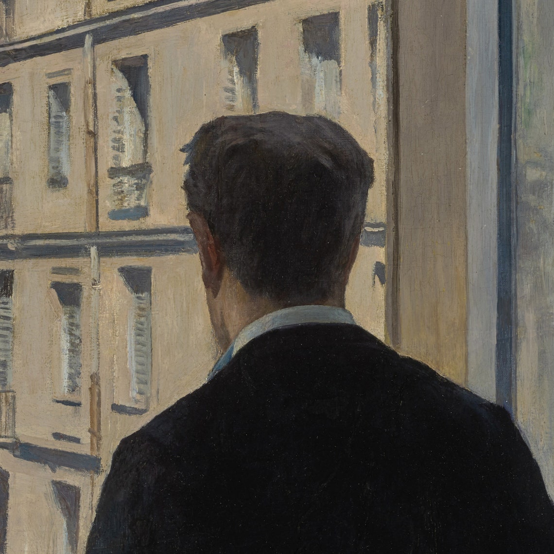 Gustave Caillebotte Young Man at His Window Paris Balcony Poster - Image 3