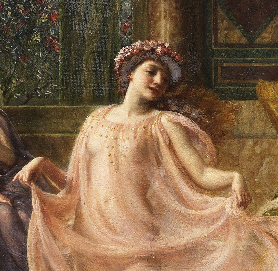 Poynter The Ionian Dance Classical Dancer Reproduction Poster - Image 3