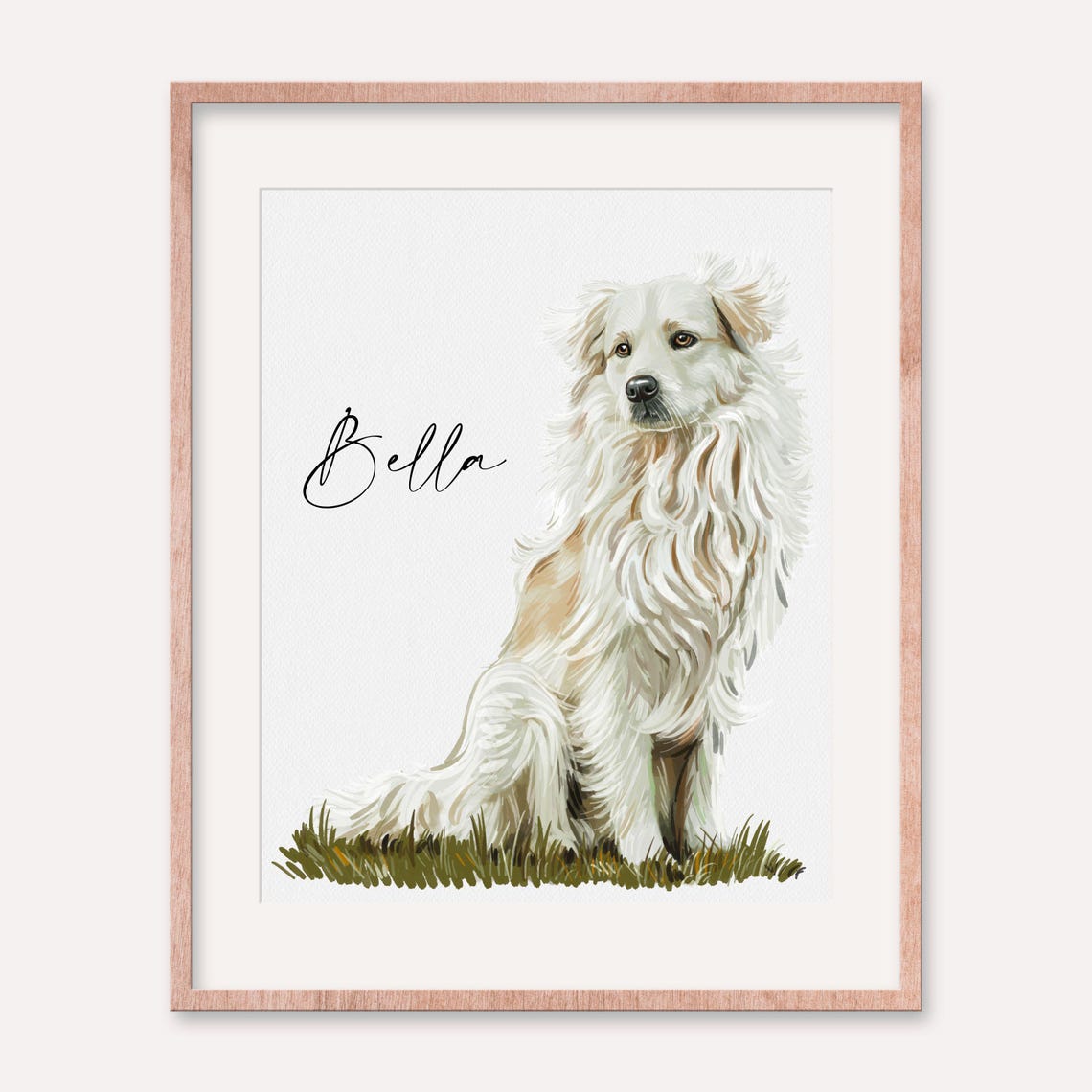 Custom Watercolor Dog Portrait From Photo Dog Portrait Personalized Dog Gift Memorial Dog Portrait Painting From Photo Pet Portrait
