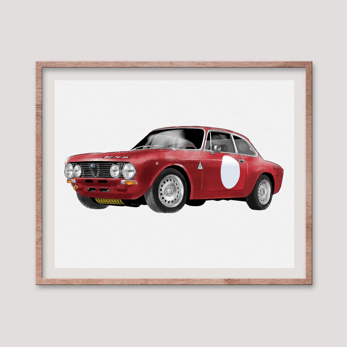 Truck Driver Gift Custom Truck Portrait From Photo Custom Truck Drawing Husband Gift Boyfriend Gift Minimal Watercolor Car Painting - Image 3
