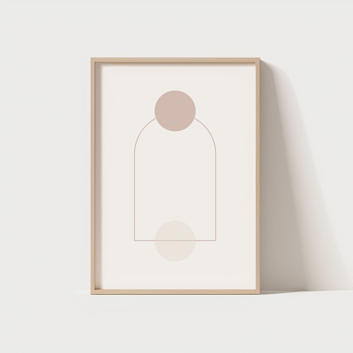 Minimal Abstract Geometric Wall Art Print Modern Neutral Arch Poster Boho For Bedroom Living Room Decor