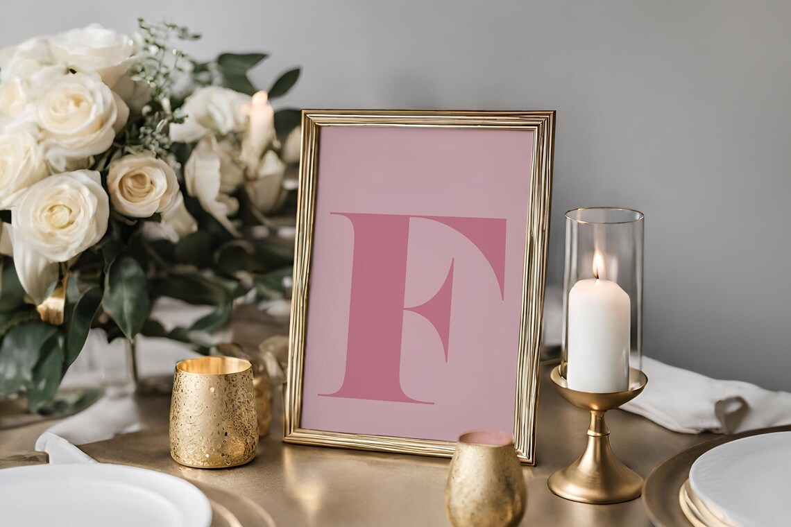 Letter F Poster, Alphabet Art for Nursery - Image 3