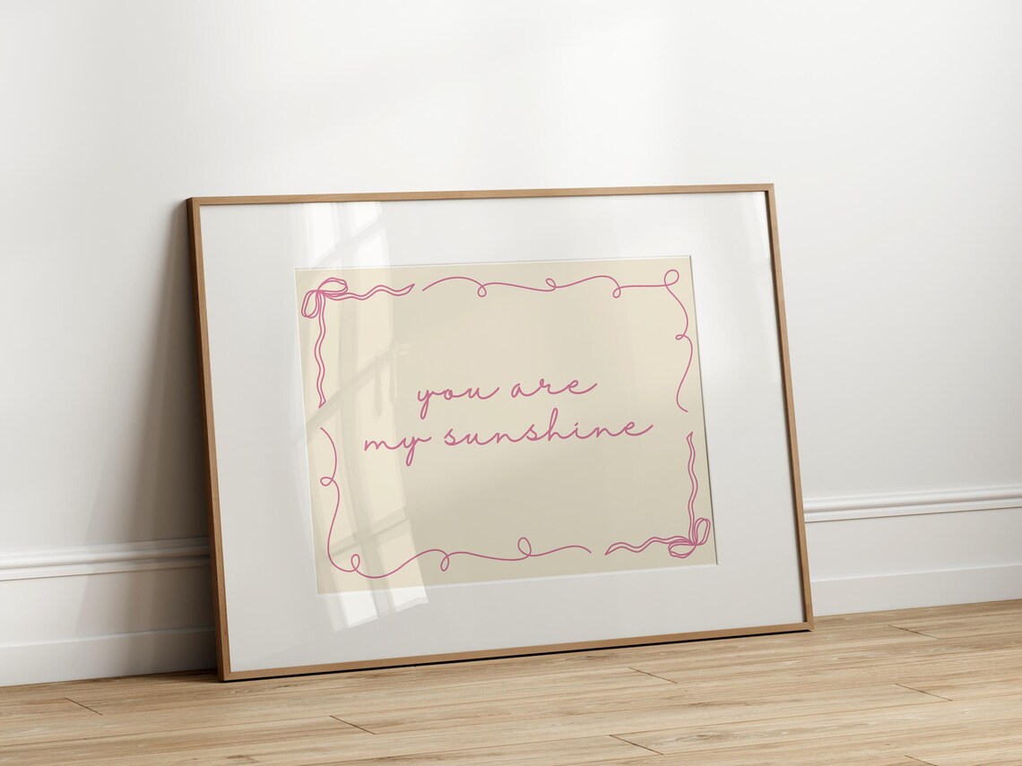 You Are My Sunshine Trendy Home Decor Poster - Image 5