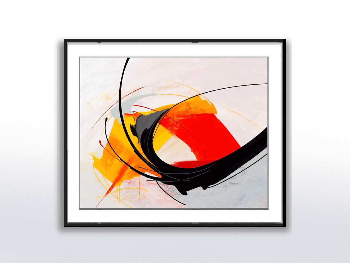 Taming An Abstract Painting, Abstract Art